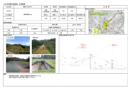 農業用ため池耐震診断